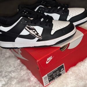 Nike Black and White Panda Dunk Sneakers